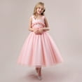 thumbnail image 3 of RUTAYY Teen Girls Dress Party Solid Color Square Collar Sleeveless Tutu Layered Attire Travel Elegant Dresses, 3 of 9