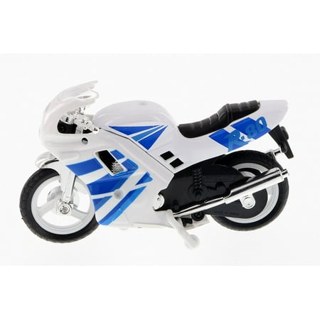 Collectible Motorcycle - Action Super Motorcycle, White - Welly 99440D - 5