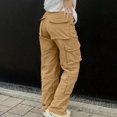 thumbnail image 4 of XINXIAOO Women's Pants for Women Casual Khaki Work Pants for Women Womens Lightweight Pants High Waisted Trousers Women's Fall Pants, 4 of 9