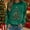 04Army Green, variant on asdoklhq Christmas Plus Size Sweaters for Women's Casual Long Sleeved Round Neck Pullover Printed Shoulder Sport Top Red 3X