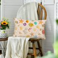 thumbnail image 3 of Colorful Summer Beach Throw Waist Pillow Cases Ocean Sea Starfish Conch Coral 12x20 Inch Pillow Covers Coastal Nautical Home Sofa Couch Decor Cushion Cover for Sofa Couch, 3 of 6