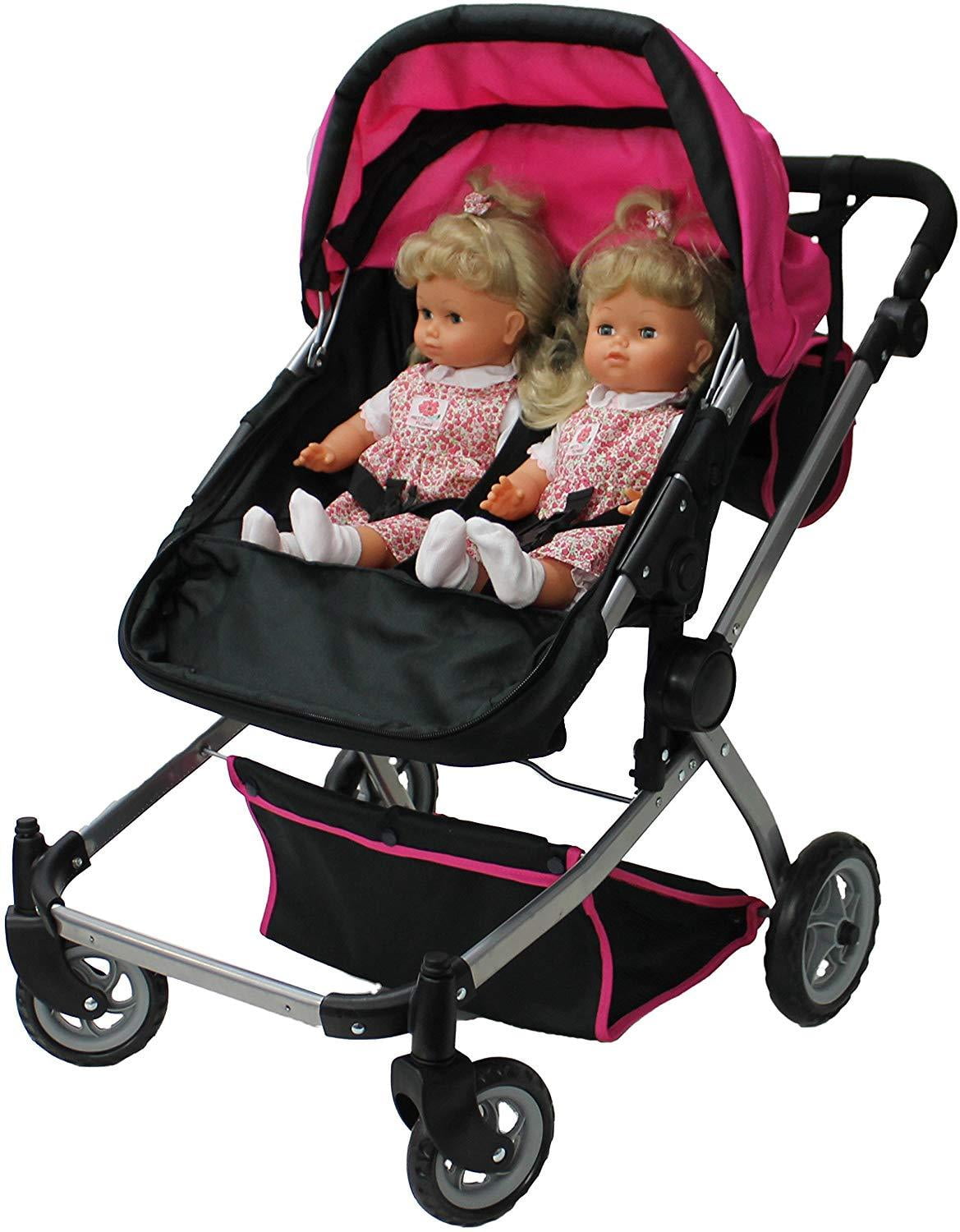 mommy and me twin doll stroller