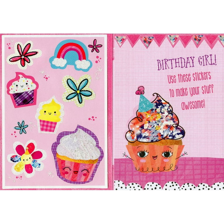 Cupcake Card Tri Fold Cupcake Card Tri Fold