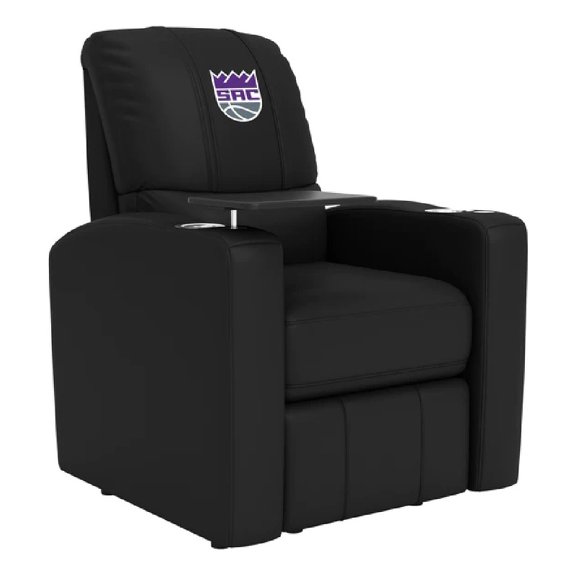 DreamSeat Stealth Sacramento Kings Secondary Logo Recliner in Black
