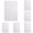 C, variant on CoreLiving Graph Paper Notebook, Hardcover Blank Journal with 100 GSM Thick Paper, Engineering and Math Drawing Pad, 40 Sheets, 80 Pages, Clear Cover, 1 Pack