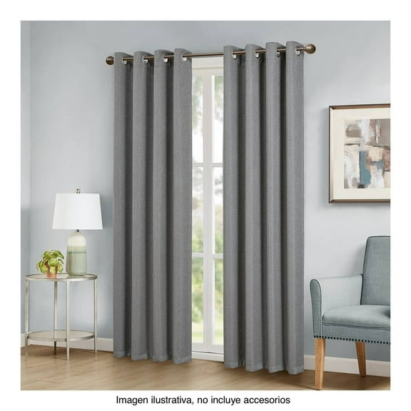 Cortina Home Trends Blackout Gris