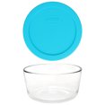 thumbnail image 4 of Pyrex 7201 4-Cup Glass Bowl & 7201-PC Surf Blue Lid (4-Pack), 4 of 6