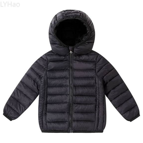 LYHao Lightweight Thermal Quilted Padded Jacket For Boys Warm Winter Insulated Outerwear Coats Youth Cold Weather With Comfortable Fit Boys Jacket Coats,Sizes 3-4 Years