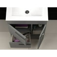 thumbnail image 2 of Eviva Cup 24" Grey Modern Bathroom Vanity with White Integrated Porcelain Sink, 2 of 2