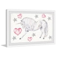 thumbnail image 2 of Marmont Hill Curly Unicorn Framed Wall Art, 45.00" x 1.50", 2 of 6