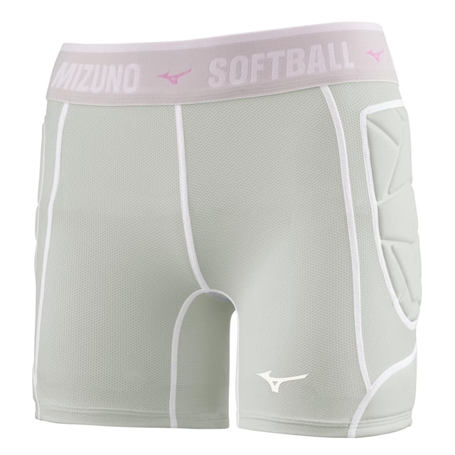 Pantalones cortos deslizantes para softbol Mizuno Runbird Shield acolchados para mujer