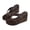Brown, variant on Women Wedge Thong Slide Sandals, Slip On Casual Summer Sandals, Daily Shoes