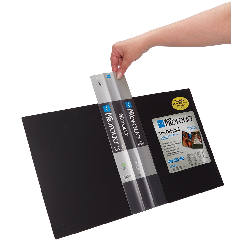  Itoya Art Profolio Portfolio 5 x 7 inches Storage Display  Book, 24 Sleeves for 48 Views : Photo Presentation Portfolios : Electronics