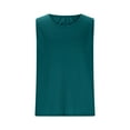 thumbnail image 4 of TAGOLD Mens Summer Round-Neck Tank Top Solid Color Basic Casual Sports Pullover Wear Top, 4 of 4