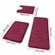 thumbnail image 3 of Alfombras Trajes Esponja Densidad 25D Juego de 3 Alfombrillas de Baño Absorbentes Grandes Decoración del Hogar Alfombrilla de Baño Antideslizante Suave y Cómoda Manta de Baño Premium Gruesa Lavable Fá, 3 of 8