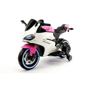 STREET RACER 12V ELECTRIC KIDS RIDE-ON MOTORCYCLE | PINK