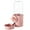 Pink, variant on Walbest Automatic Pet Bowls Lightweight ABS Food & Water Bowl Set with 500ml Capacity for Pets