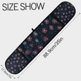 thumbnail image 3 of Yayeee Double Oven Mitt Kitchen Heat Resistant Baking 35" x7" Quilted Glove, Red Fireworks Pattern, 3 of 6