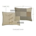 thumbnail image 3 of VHC Brands Farmhouse Bedding-Sawyer Mill Sham, Standard 21x27, Charcoal Grey, 3 of 5