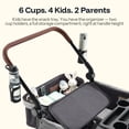 thumbnail image 4 of HARPPA Foldable Wagon Stroller for 4 Kids with 5-Point Harness,Canopy,Gray, 4 of 14