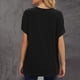 thumbnail image 4 of Puntoco moda adulta mujer cuello redondo manga corta tops camiseta estampados sueltos cortos Puntoco Puntoco-7032, 4 of 8