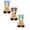 Blue 1PCS & Green 1PCS & Brown 1PCS, variant on 3 Pairs Ice Cream Socks Fun Colorful Socks Patterned Funky Happy Child Crew Cute Sock,7-12 Years