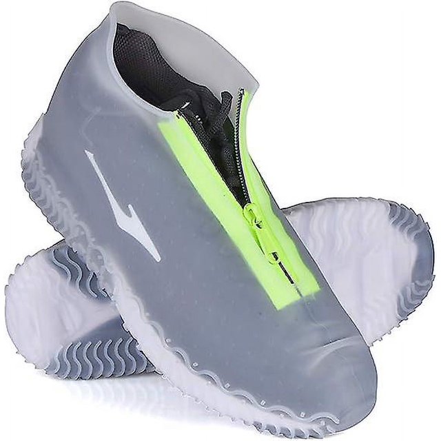 CHAO Cubrezapatos Impermeables, Cubrezapatos De Silicona Reutilizables Con Suela Reforzada Antideslizante Para Días De Lluvia Y Nieve - XL
