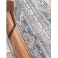 thumbnail image 6 of Rugs.com Oregon Collection Rug – 12 Ft Runner Navy Blue Low-Pile Rug Perfect For Hallways, Entryways, 6 of 9