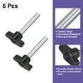 thumbnail image 3 of 6Pack Metric Carbon Steel Clamping Screw Knob t Shaped Thumb Screws M8 x 55mm, 3 of 5