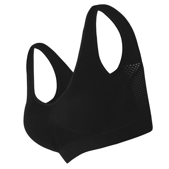 WEUVEB Women's Sports Bra Black 1 Pack Comfortable Gym Wear Supportive Daily Activewear