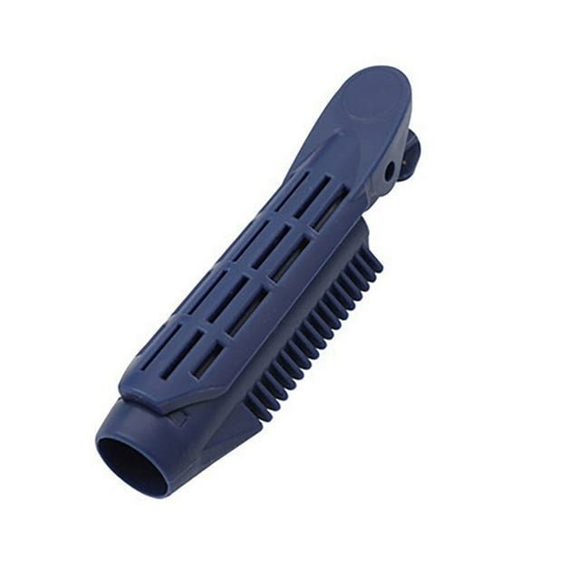 Maoww Pince à Cheveux Racine Duveteuse en Plastique, Fer à Friser Portable, Épingle Ondulée de Coiffure, Rouleau, Bleu