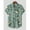 Green, variant on INCERUN Men's Cotton Linen Vintage Casual Ethnic Print Short Sleeve Shirts