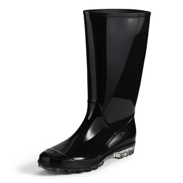 Litfun Women's Short Rain Boots Waterproof Anti Slip Rubber Ankle ...