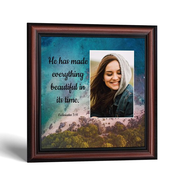 Ecclesiastes Coastal Picture Frame, Everything Beautiful Decor