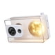 thumbnail image 1 of Altavoz inalámbrico transparente con pantalla LED y despertador. Blanco, 1 of 9