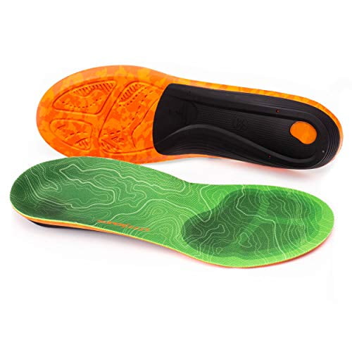 Superfeet Trailblazer Comfort Insoles for Carbon Fiber Orthotic Support and Cushion in Hiking Boots and Trail Shoes