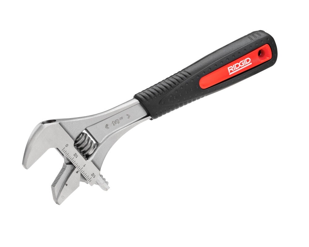 Ridgid 10 Inch Wide Capacity Reversible Adjustable Wrench
