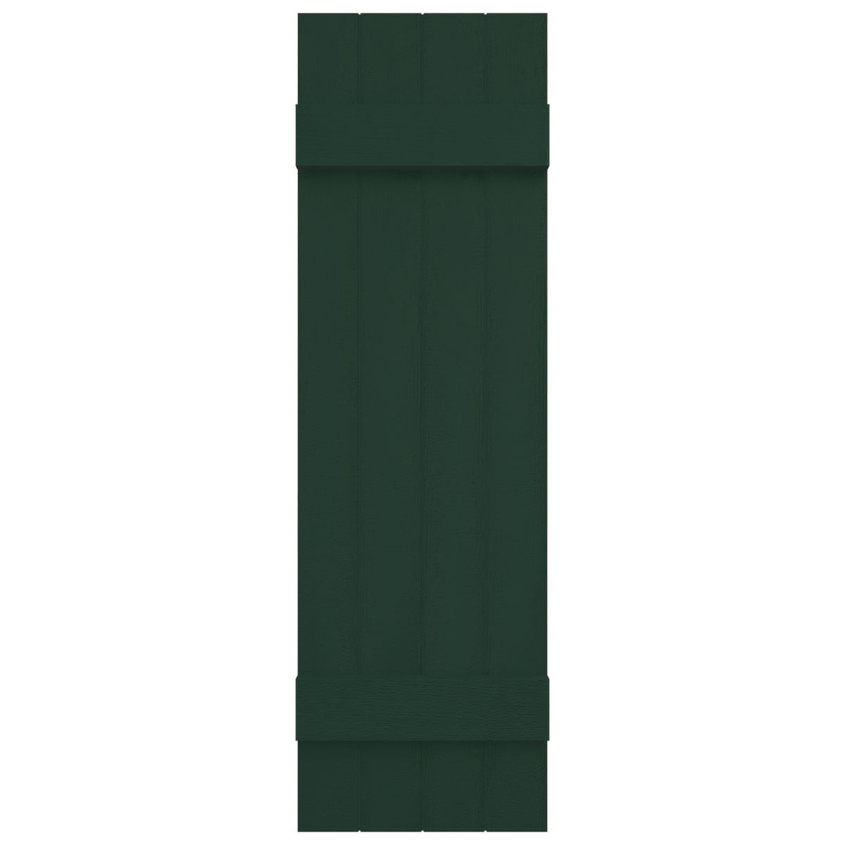 14"W x 51"H Mid-America Vinyl, Standard Size Four Board Joined Shutters, w/Installation Shutter-Lok's & Matching Screws, 122 - Midnight Green