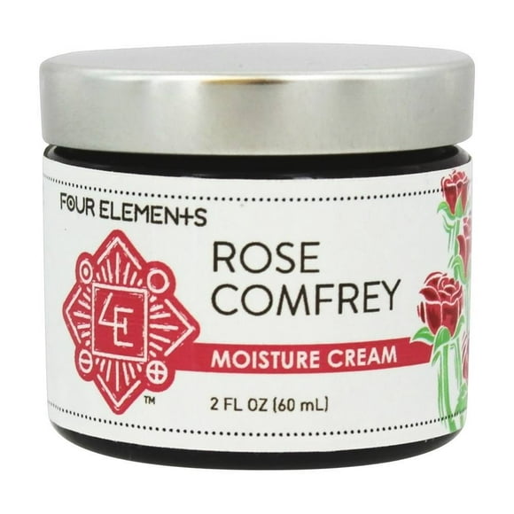 Four Elements Herbals - Moisture Cream Rose Comfrey - 2 oz.