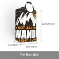 thumbnail image 3 of Kll Not All Who Wander Are Lost4 Laundry Hamper,Large Canvas Fabric Lightweight Storage Basket Toy Organizer Dirty Clothes Collapsible Waterproof For College Dorms,Children Bedroom,Bathroom, 3 of 6