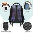 thumbnail image 6 of HUIACONG Galaxy Black Cat Backpack for Boys and Girls, Lightweight 17 Inch School Bag 4PCS Set with Lunch Bag, Water Bottle Bag and Big Pencil Case, Multi-Compartment Bookbag for Kids, 6 of 7