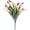 Red, variant on 1Pc 13.7" Outdoor Artificial Flowers Bush, Vibrant Red Fake Calla Lily Cluster, Weatherproof Greenery Planter Filler for Yard Cemetery Grave