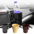 thumbnail image 1 of Portavasos Multifunción para Coche, Portabotellas, Organizador de Cubos de Basura, Instalación Multidireccional, Práctico Reposabrazos, Almacenamiento Lateral En La Puerta, Negro, Beige y Marrón, 12, 1 of 7