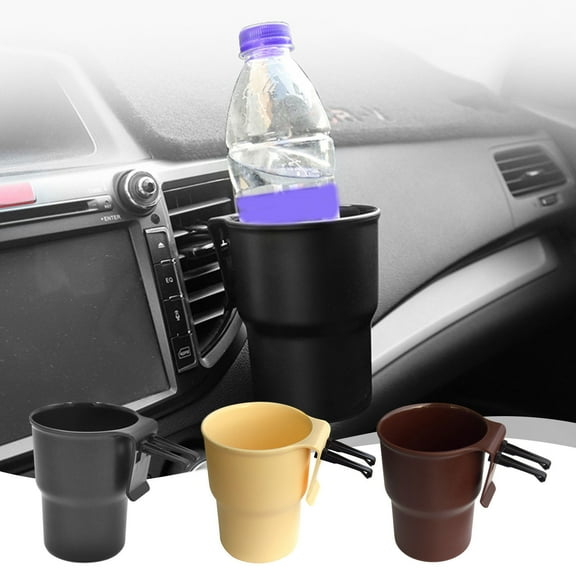 Car Organizer Cup Holder for Car with 3 Colors, 12x9x7cm Multifunctional Storage Bin for Phone Drinks Trash, Non-slip Clip for Air Vent Seat Back Door Side Use,Vsgery
