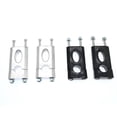 thumbnail image 2 of 1 Pair 7/8 Inch 22Mm Silver Aluminum Alloy Handlebar Clamp Riser Mount For 110Cc 125Cc Dirt Pit ATV, 2 of 4