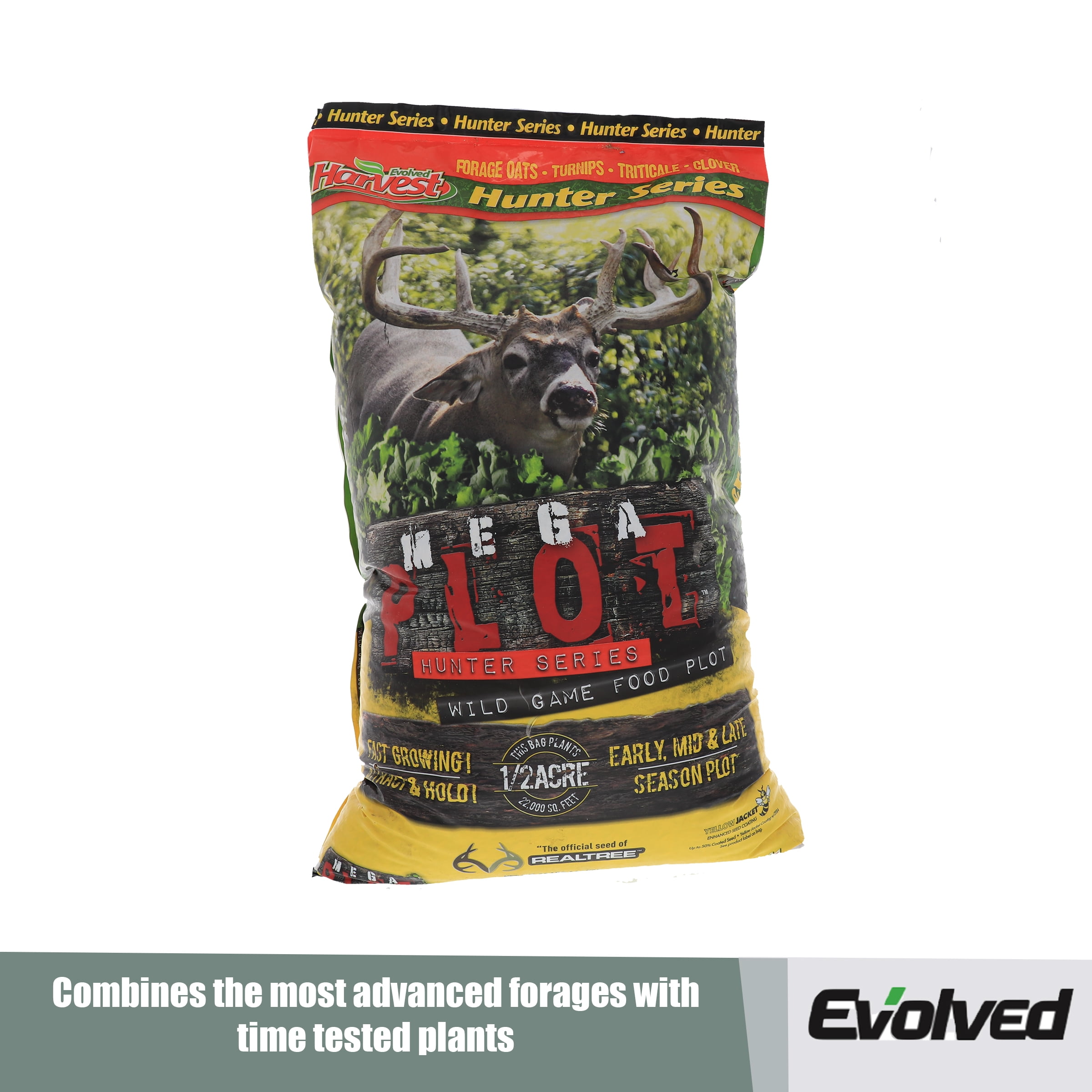 Evolved Harvest Mega Plot Hunter Series Wild Game Food Plot Seed, High