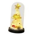thumbnail image 4 of Estatuas navideñas Macarena Árbol de Navidad LED en cúpulas decoración navideña Blanco, 4 of 8