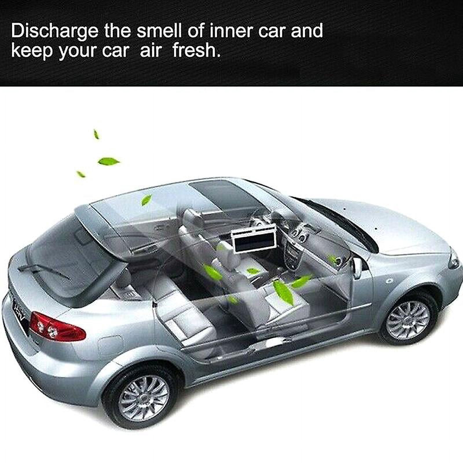 Portable Car Quiet Air Conditioner Solar Cooling Fan Auto Truck Vehicle Cooler Energy Saving