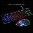 thumbnail image 3 of Clavier et Souris de Jeu RGB Combo USB Filaire Rétroéclairé LED Souris de Jeu Clavier et Tapis de Souris pour Ordinateur Portable PC Ordinateur Jeu et Travail, 3 of 9