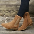 thumbnail image 4 of B91xZ Bottes pour Femmes Automne Classiques Ultra Mini Plateforme Mode, Kaki 9, 4 of 5